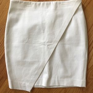 White envelope skirt